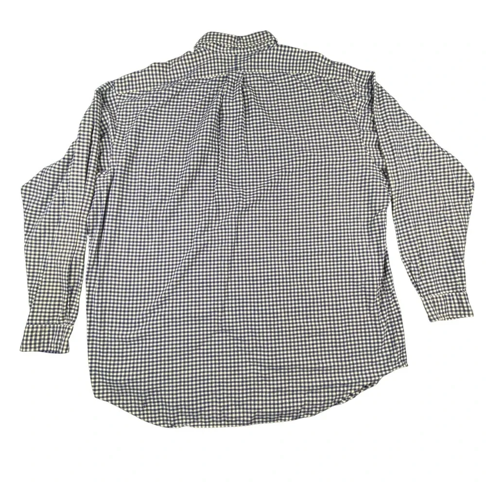 Polo Ralph Lauren Blake Shirt Mens XXL Blue White Gingham Check Cotton NWT